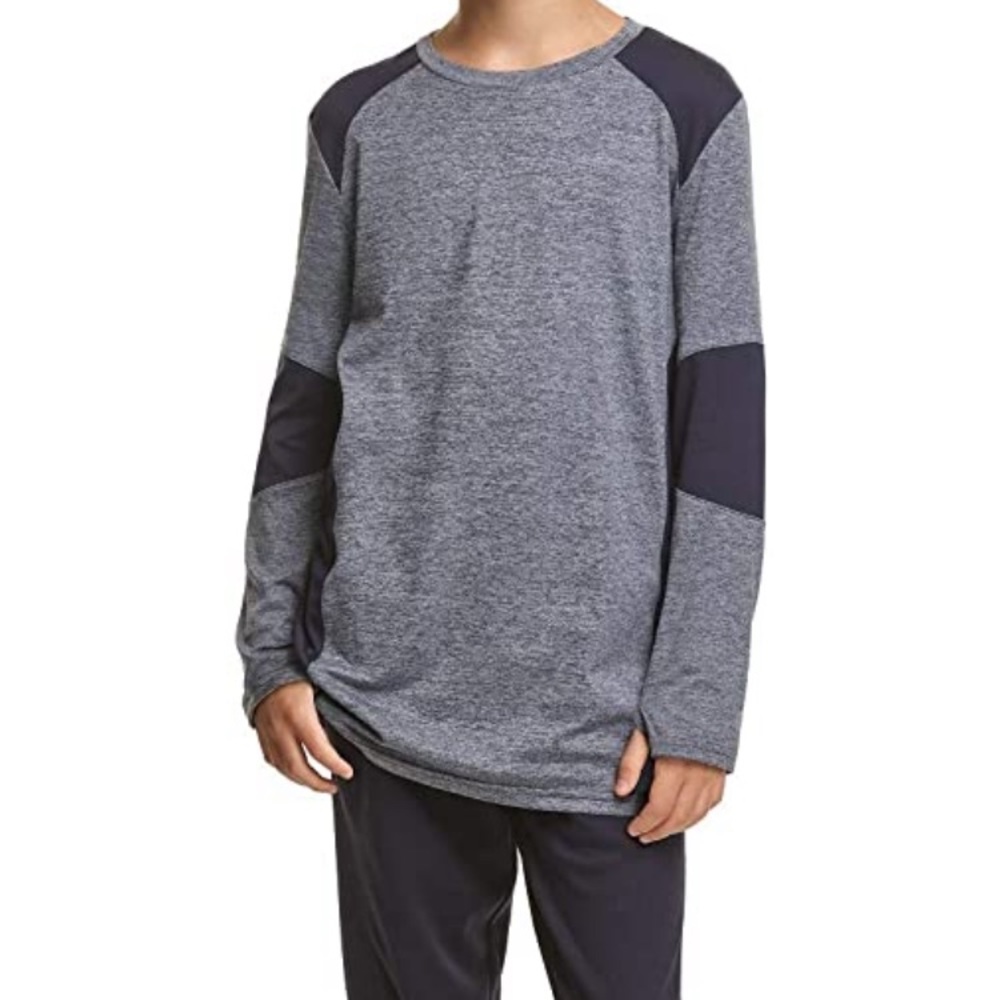 C9 by Champion Color Block Blue Long Sleeve Shirt